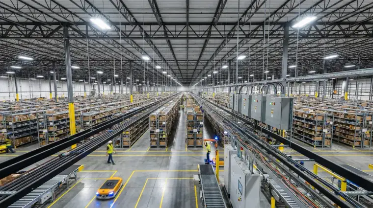 Commercial and industrial electrical services - office buildings, retail, and warehouse high-voltage systems